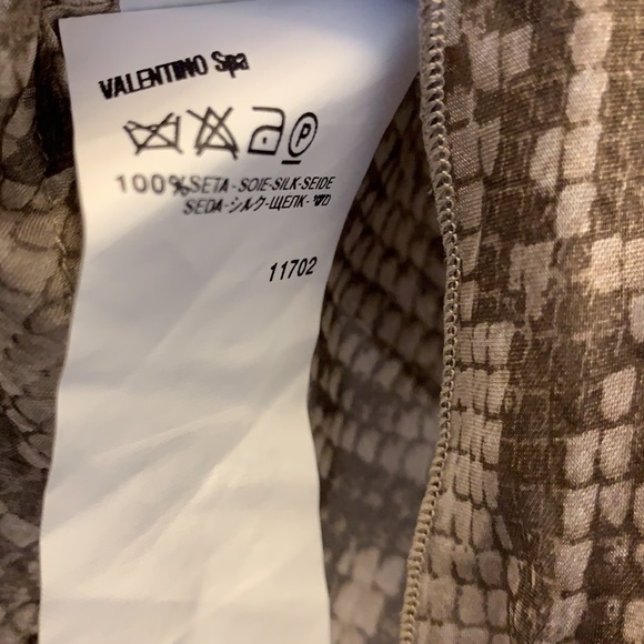 Valentino NEW Python camisole / bustier silk top - Picture 8 of 17